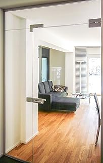 Glas-Raumteiler PARTITION DOOR 215 von BE GLASS. Als Windfang, Portal oder Glastrennwand. Anferti…