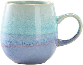 480ml große Kaffeetasse Porzellan Kaffeebecher mit Henkel Cappuccinotasse Kakaobecher Teetasse K…