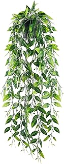 Der Rose Kunstpflanze Künstliche Pflanzen Hängepflanze Künstlich Hängend Fake Plant Kunstpfla…