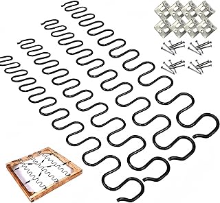 4 Stück Sofa Federn 50cm, Sofa ersatzfedern, Couch Federn, Wellenfedern für polstermöbel, Repa…