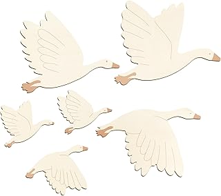 6 Stücke Kinderzimmer Deko Schwan Wanddeko, Boho Deko Stil Wanddeko Set mit Starkem Klebepunkten…