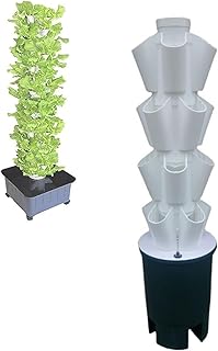 Hydroponischer Turm Mit Pumpensystem, Hydroponik-Anbausystem-Kit-Turm, Indoor-Vertikalgarten, Hyd…