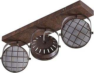 Lindby Strahler Tamin (Vintage, Industriell) in Braun aus Metall (3 flammig G9) – Deckenlampe Dec…