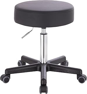 XL Profi Rollhocker höhenverstellbar – 40 cm Sitzbreite – Sitzhöhe bis knapp 70cm – Arzthocker …