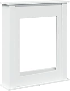 vidaXL Kaminumrandung, Dekorative Kaminkonsole, Kaminsims Dekokamin für Wohnzimmer, Kaminattrapp…