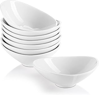LIFVER Dipschalen Set of 8, Snackschalen Weiß 90ml, Dessertschalen Porzellan Klein, Salatschüss…