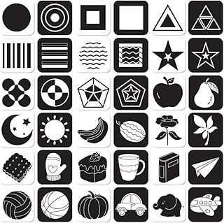 0-3-monatige Baby-visuelle Karte mit kontrastreichen visuellen Reizen -36 Seiten mit neugeborenen…