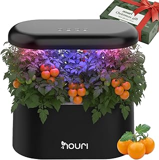 Nouri 5-Pod Smart Garden für Hobbyköche | mit Basilikum Alter Sorten | Hydroponisches Anbausyst…
