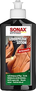SONAX LederPflegeLotion (250 ml) wasserabweisende Lederpflege mit Bienenwachs für eine sanfte Re…