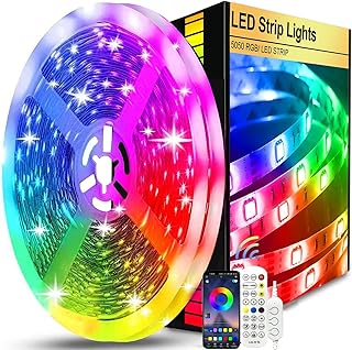 LED Streifen, USB, RGB, Timer Einstellung, Lichterkette mit Fernbedienung, Musik-Synchronisation,…