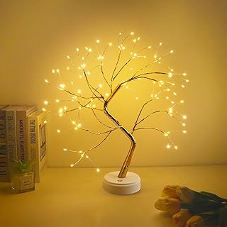 CNMTCCO LED Baum licht, LED Lichterbaum mit 108 LEDs, Baum mit verstellbarem Zweig, Stromversorgu…