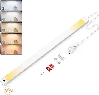 SIBI Unterbauleuchte Küche Led, 41cm Dimmbar Lichtleiste mit Berührungsloser Sensor, 5 Farbtemp…