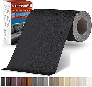 Leder Reparatur Set, 10x200cm Kunstleder Selbstklebend, Kunstleder Reparaturset Flicken Selbstkle…