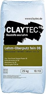 CLAYTEC Lehmoberputz fein 06 Sackware trocken