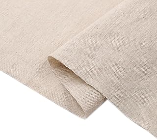 50cm x 150cm Naturleinengewebe Natur Leinen Nähstoff Meterware Embroidery Fabric Stickerei Dekos…