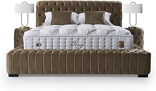 Plumy Boxspringbett Set – Höchster Schlafkomfort mit Gänsefeder-Matratze, Natürlicher Temper…