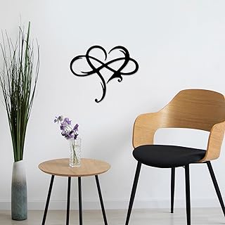 fuxunamz Schlafzimmer Wanddeko, Wandschmuck Metall, Wandbilder Set Moderne, Diese Einfache, Liebe…