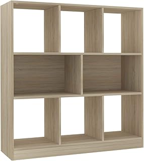 vidaXL Bücherregal mit 8 großen Fächern Standregal Aktenregal Wandregal Raumteiler Raumtrenner…