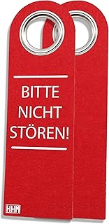 2 Stück HHM® bitte nicht stören Schild Büro Gadgets – nicht stören Türschild aus Filz. Idea…