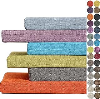 Pcevathiy Bankkissen Bankauflage Nach Maß Sitzkissen, Benutzerdefinierte Größe Sitzpolster Ban…