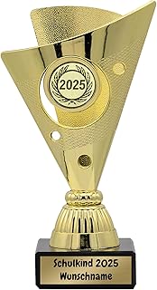 pokal-fabrik.de – Pokal mit Gravur Schulkind 2025 und Wunschname personalisiert zur Einschulung M…