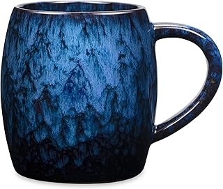 SECELES 600ml große Keramik Kaffeetassen Becher, 21Oz Keramik handgemachte große Teetasse für …