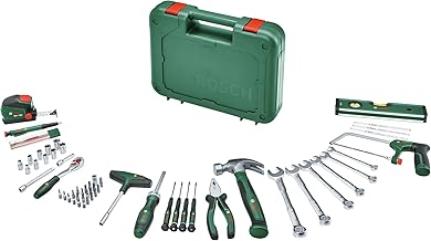 Bosch Werkzeug-Set 64-teilig (vielseitige, ergonomische Werkzeuge aus hochwertigen Materialien; Z…