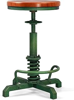 Industrieller Barhocker, 61–71,1 cm, höhenverstellbar, Vintage-Kücheninselhocker, Bauernhaus,…