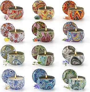 Duftkerze Geschenk,Familie Duftkerzen Geschenkset,Lang Anhaltende Soja-Kerze FüR Bad,Yoga,Stress…