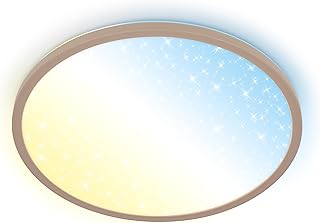 BRILONER – LED Panel mit Fernbedienung, dimmbar, Sternenhimmel, CCT warmweiß bis kaltweiß, LED …