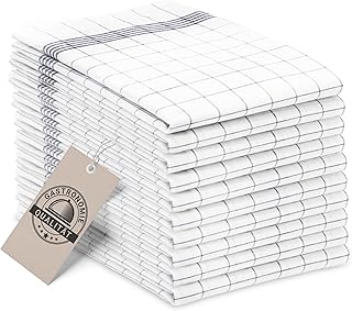 ZOLLNER 10er Set Geschirrtücher Baumwolle in 50×70 cm – super saugstarke und langlebige Küchent…