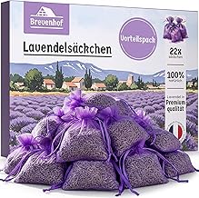 22x Lavendel Duftsäckchen – Mottenschutz für Kleiderschrank bei Kleidermotten* – Echter Lavende…
