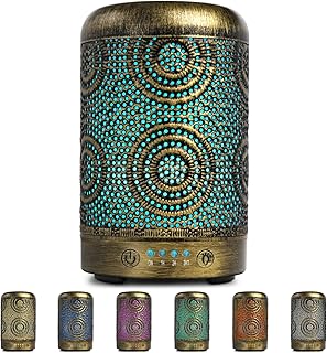 SALKING Aroma Diffuser, 100ml Metall Aromatherapie Raumduft Diffusor ätherische Öle, Duftöl Ra…