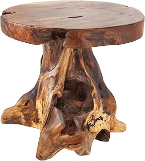invicta INTERIOR riess-Ambiente.de Baumstamm Hocker ROOT Teak Hocker massives Wurzelholz Sitzhock…