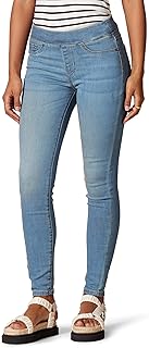 Damen Pull-On Stretch-Jeggings mit mittelhohem Bund (in Übergrößen erhältlich)