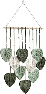 EXQUILEG Makramee Wandbehang Handgemacht Wohnungs Dekorationen Boho Makramee Wandteppich Gewebte …