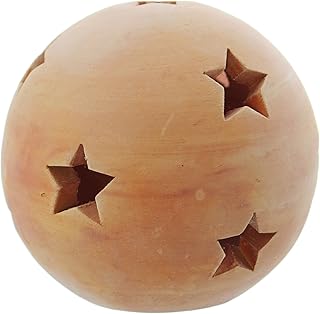 Kugel „Sterne“, mittel , Terracotta Ø 17 cm