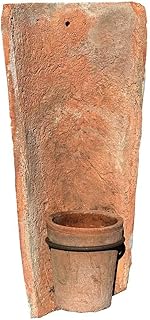 zeitzone Hängetopf Echt Antiker Dachziegel Wand Blumentopf Terracotta Landhausstil