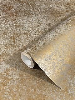 marburg Tapete Gold Uni Modern Edel Vliestapete Metallic Industrial für Schlafzimmer Wohnzimmer …