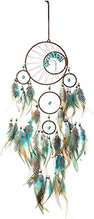 Traumfänger aus Federn, indischer Traumfänger, handgefertigt, mit Federn, Wanddekoration, Kinde…
