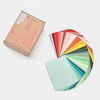 MissPompadour großformatige Farbkarten – 94 Musterkarten im DIN A6 Postkartenformat – Set für u…