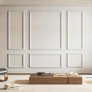 Art3d Vorgeschnittenes Wandform-Set, 6-teilig, fertig zum Zusammenbauen, für Innenwanddekoration…