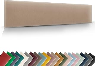 Wandpolster Wandkissen Rechteck – Samt, Polsterplatte 60 x 40 cm, Polsterpaneele, Oeko-TEX, Mad…