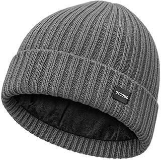 Merinowolle Mütze Herren, Winter Warme Unisex Wintermütze Strickmütze Thermo Beanie, Weich, St…