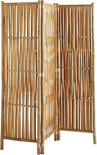 Box and Beyond Paravent aus Bambus – Natur – 160 x 139 cm