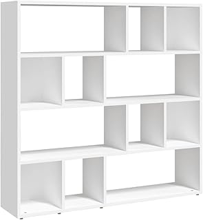 vidaXL Bücherregal Raumteiler Standregal Aktenregal Büroregal Raumtrenner Regal Wandregal Aufbe…