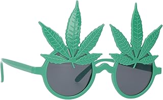 Folat Unisex Glasses Cannabis leaves