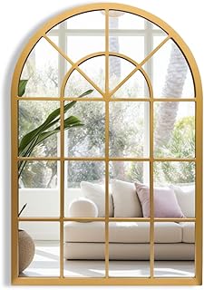 Spiegel Lumière (Gold) – Eleganter Wandspiegel mit MDF-Rahmen – 60x90cm, goldfarbig, moderne…