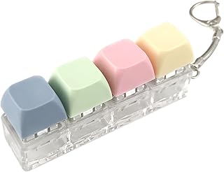 Fidget Spielzeug 4 Tasten Sensorik Spielzeug Schlüsselanhänger Fidget Toy Für Zuhause Schule R…