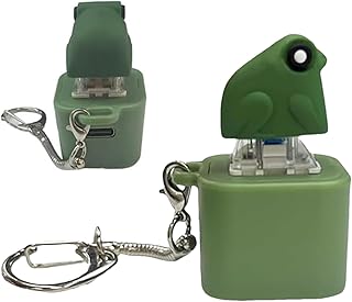 Frösche Quaken Schlüsselanhänger, Sound and Light Sensory Toy for Stress Relief, Wiederaufladb…